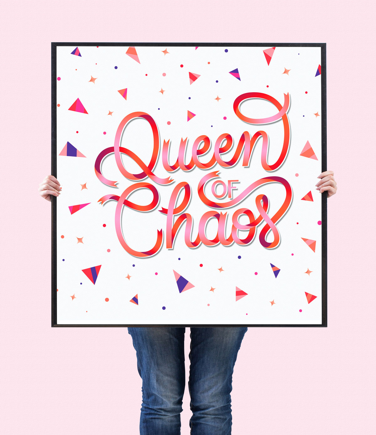 CalliLetters-RibbonLettering-Queen-of-Chaos-Sandra-Brezina