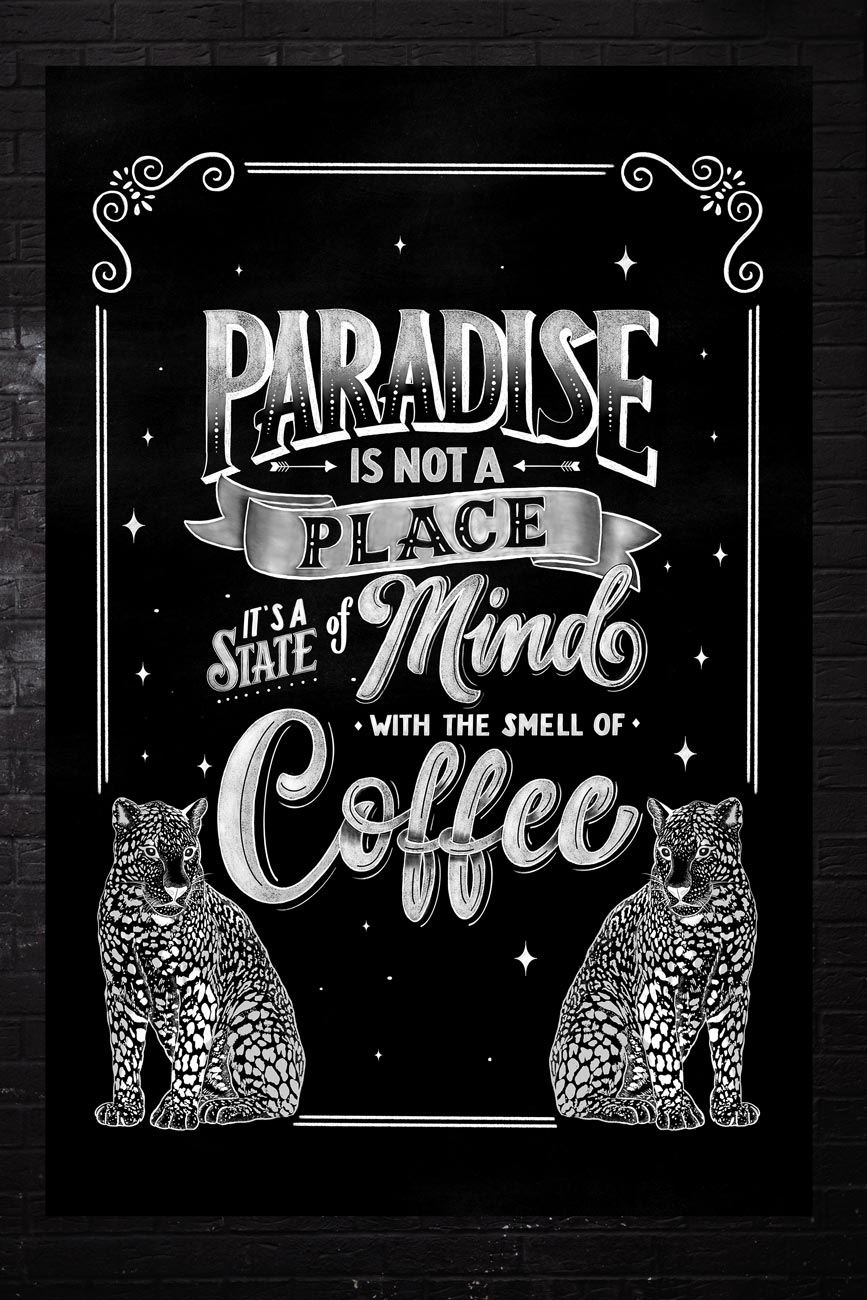 CalliLetters-Chalk-Lettering-Coffee-Quote-Leoparden-Sandra-Brezina