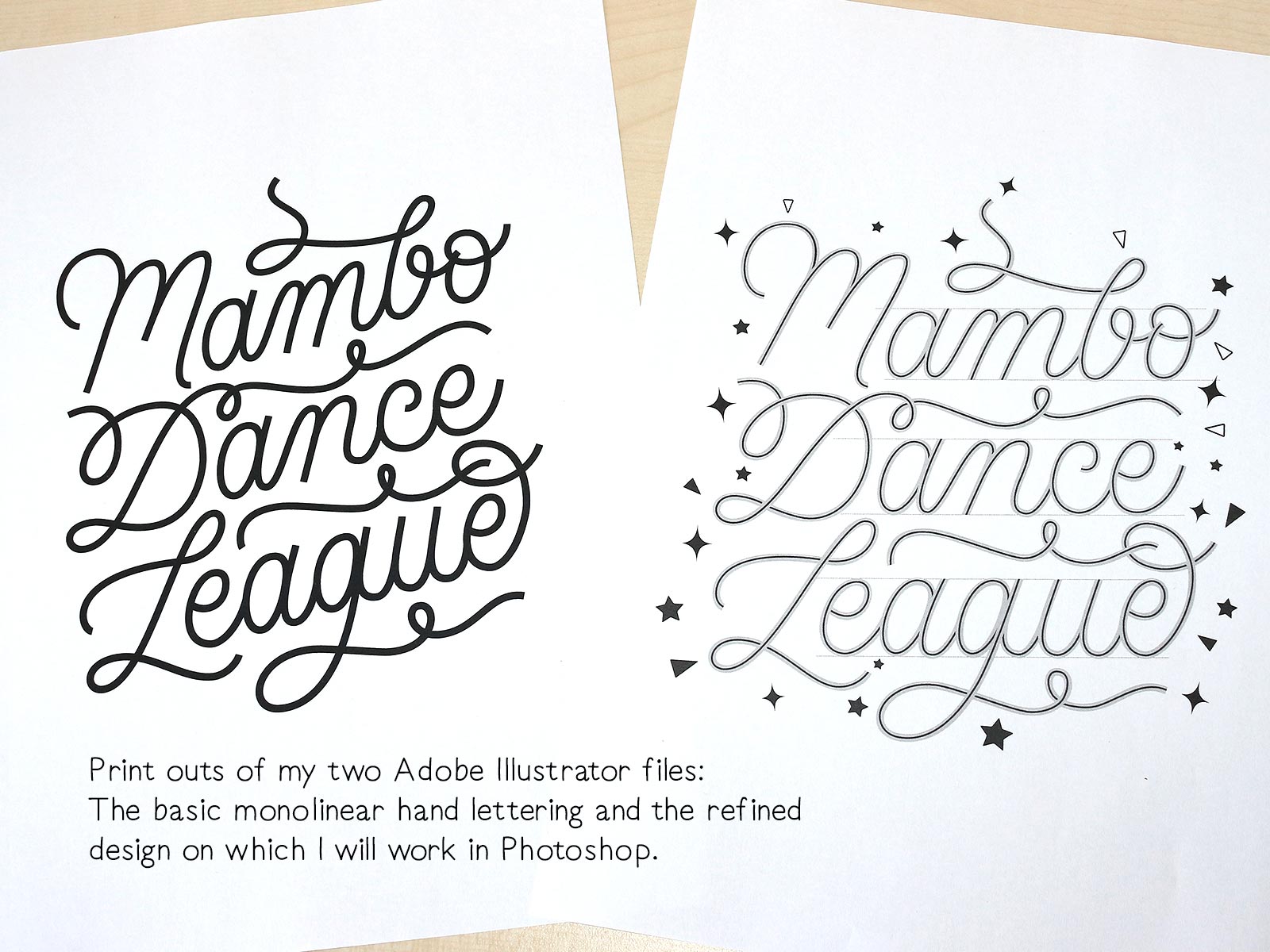 CalliLetters-Handlettering-Sandra-Brezina-Print-Out-Lettering-Designs-MamboDanceLeague
