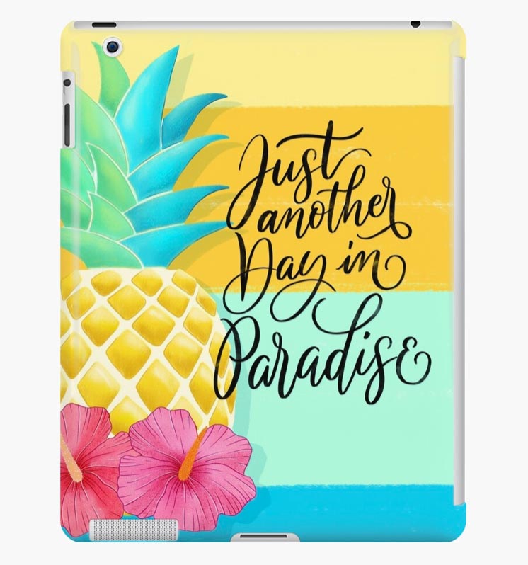 CalliLetters-Illustration-Brushkalligrafie-Ananas-IPad-Huelle