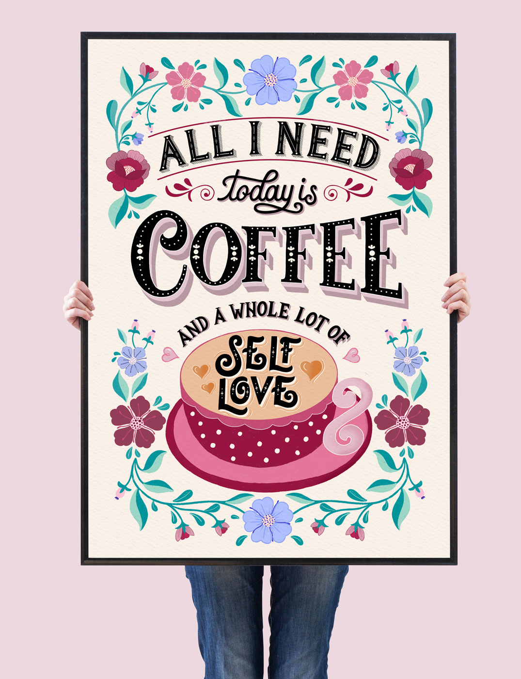 CalliLetters-Lettering-Illustration-Coffee-SelfLove-Sandra-Brezina