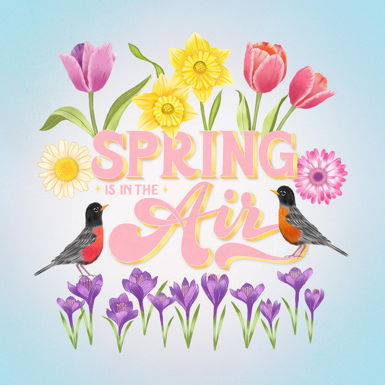 CalliLetters-Lettering-Illustration-Botanical-Drawing-Spring-is-in-the-Air-Sandra-Brezina