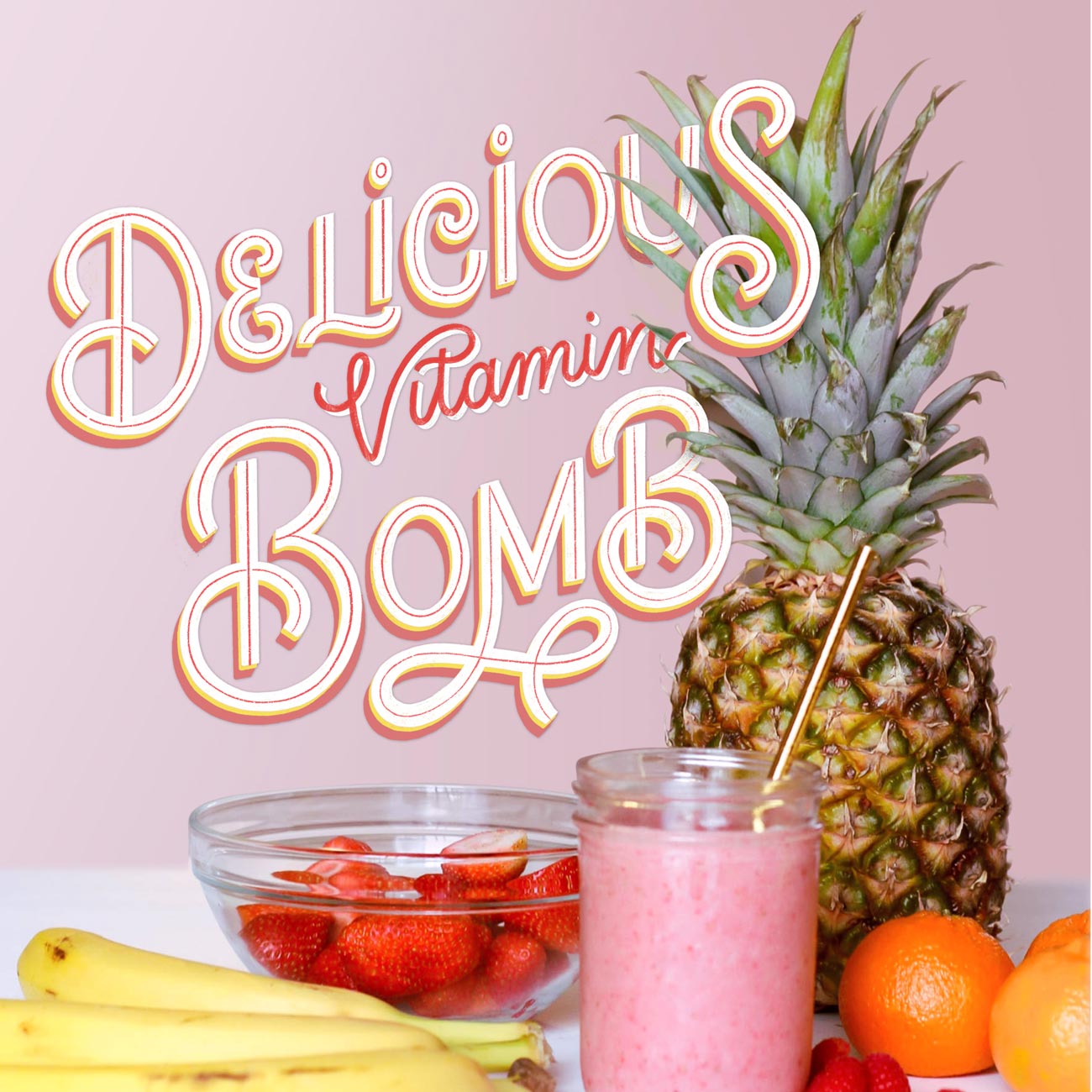 CalliLetters-Hand-Lettering-auf-Fotos-Editorial-Design-Branding-Delicious-Vitamin-Bomb-Sandra-Brezina