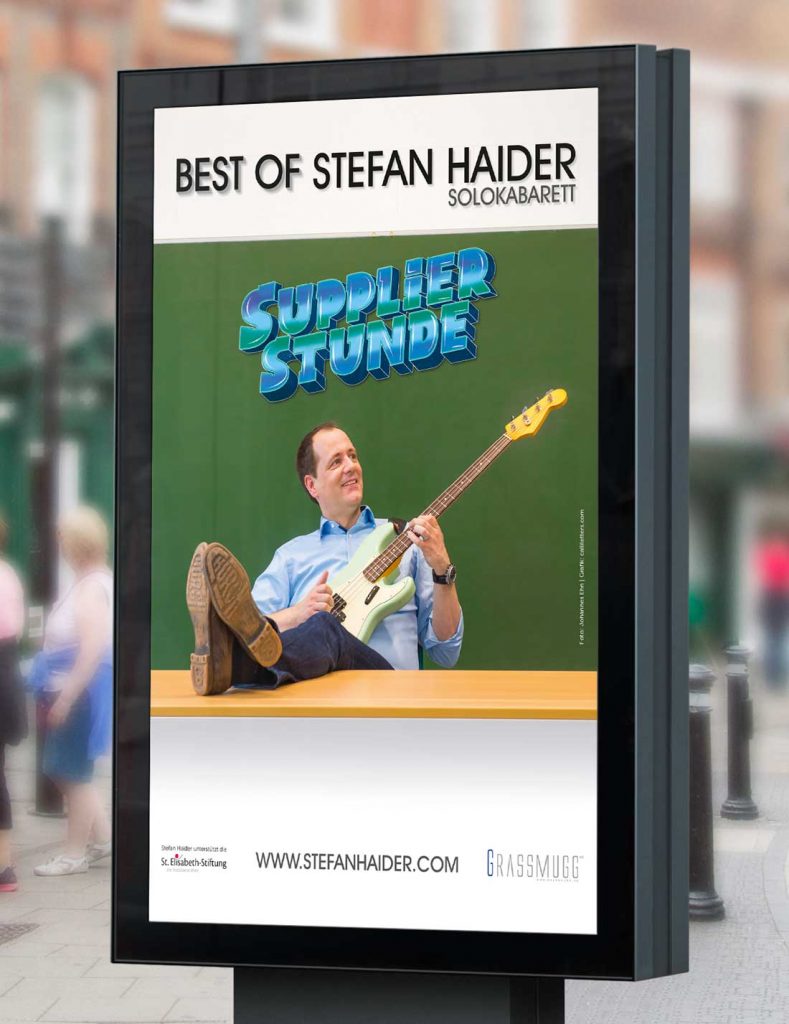 CalliLetters-Posterdesign-Handlettering-Grafik-Logoschriftzug-Kabarett-Stefan-Haider-Sandra-Brezina-Wien