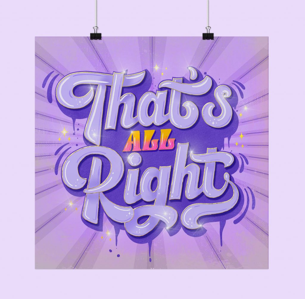 CalliLetters-Handlettering-Logodesign-ElvisPresley-Thats-All-Right-Sandra-Brezina-Wien