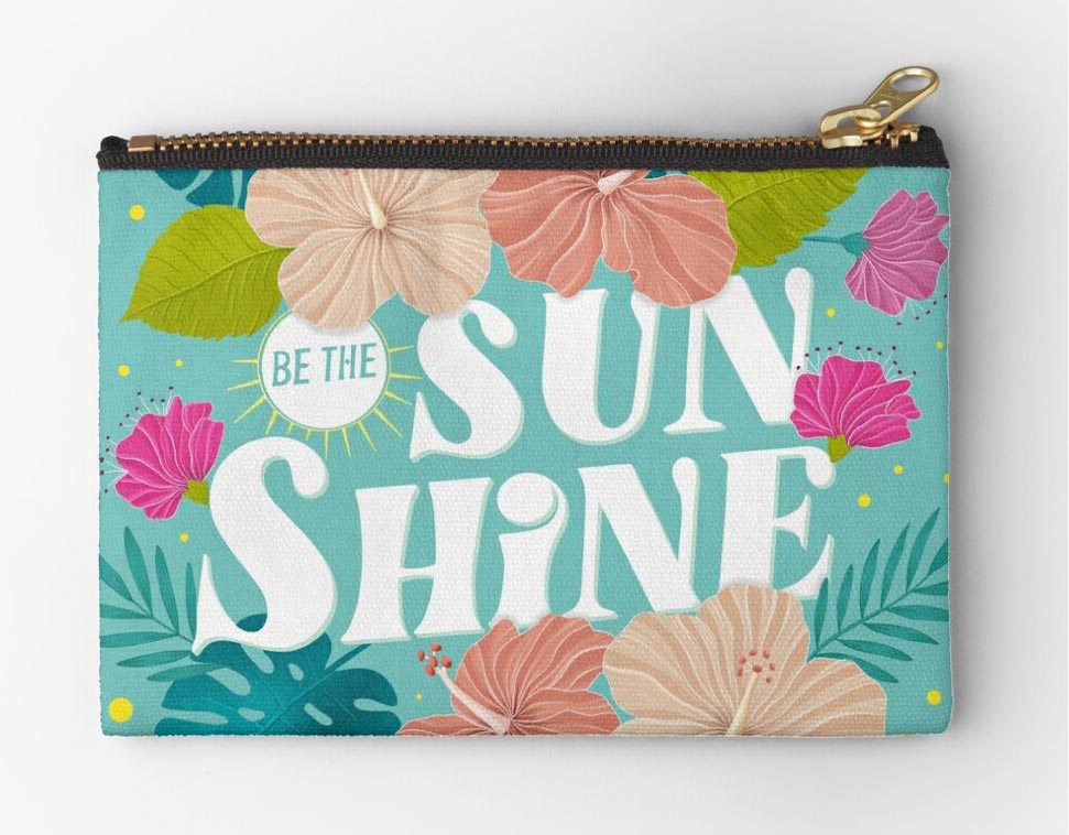 CalliLetters-Handlettering-Be-The-Sunshine-Tasche